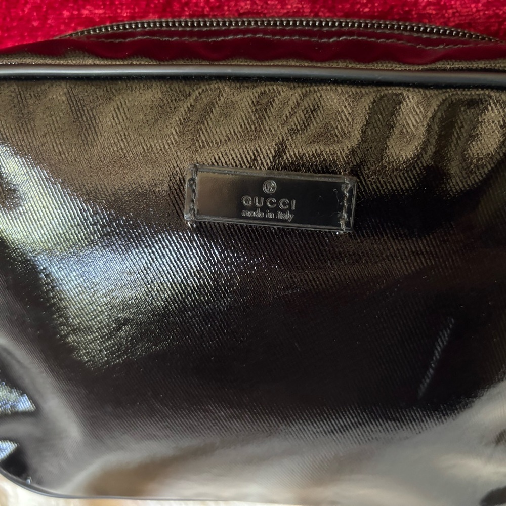 Gucci Black Toiletry/Makeup Bag - Picture 3 of 7